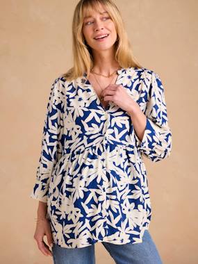 Blouse à fleurs grossesse et allaitement - vertbaudet enfant Blouse à fleurs grossesse et allaitement - vertbaudet enfant