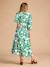 Long Floral Print Dress for Maternity & Nursing by ENVIE DE FRAISE green - vertbaudet enfant 