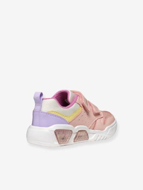 GEOX J ILLUMINUS GIRL trainers rose - vertbaudet enfant 