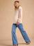 2-in-1 Dual Fabric Jumper for Maternity by ENVIE DE FRAISE beige - vertbaudet enfant 