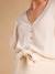 Linen Blouse for Maternity & Nursing by ENVIE DE FRAISE beige+khaki - vertbaudet enfant 