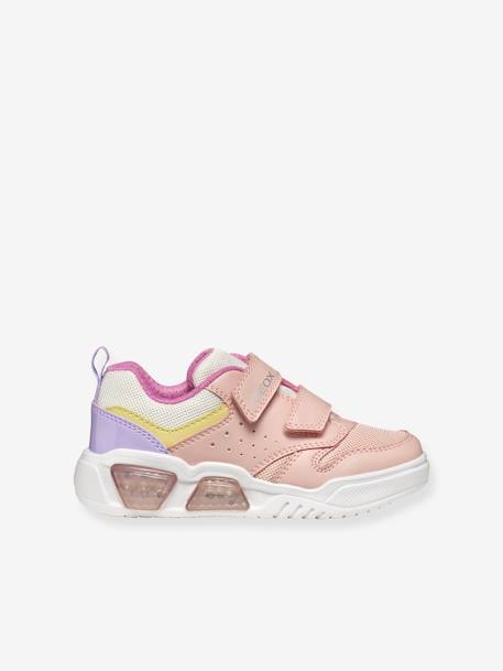 GEOX J ILLUMINUS GIRL trainers rose - vertbaudet enfant 