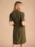 Maternity & Nursing Shirt Dress, ENVIE DE FRAISE khaki - vertbaudet enfant 