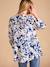 Floral Blouse for Maternity & Nursing by ENVIE DE FRAISE royal blue - vertbaudet enfant 