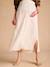 Long Viscose & Linen Skirt for Maternity, by ENVIE DE FRAISE beige - vertbaudet enfant 