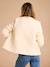 Veste matelassée évolutive avec protège-bébé grossesse et post grossesse en gaze de coton écru+kaki - vertbaudet enfant 