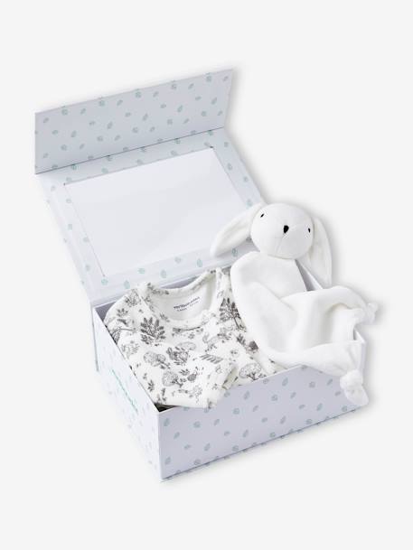 Sleepsuit box and velvet comforter ecru - vertbaudet enfant 