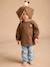 Sweat fille léopard coeur doré capsule famille beige+gris foncé - vertbaudet enfant 