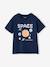 Boys' sparkly space print T-shirt almond green+night blue - vertbaudet enfant 