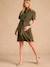 Maternity & Nursing Shirt Dress, ENVIE DE FRAISE khaki - vertbaudet enfant 