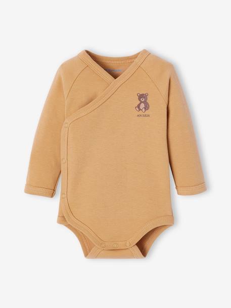 Coffret naissance pyjama bébé + 2 bodies oursons écru - vertbaudet enfant 