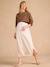 Long Viscose & Linen Skirt for Maternity, by ENVIE DE FRAISE beige - vertbaudet enfant 
