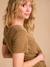 Short Dress with Tie-Front Belly Band for Maternity by ENVIE DE FRAISE olive - vertbaudet enfant 