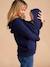 Adaptive Zipped Jacket with Kangaroo Panel by ENVIE DE FRAISE navy blue - vertbaudet enfant 