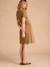 Short Dress with Tie-Front Belly Band for Maternity by ENVIE DE FRAISE olive - vertbaudet enfant 