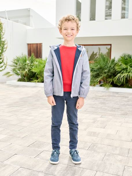 Knitted jumper for boys red - vertbaudet enfant 