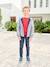 Knitted jumper for boys red - vertbaudet enfant 