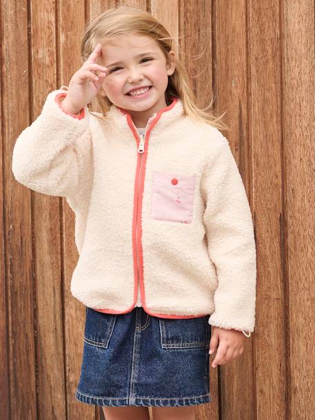 3-in-1 girls' parka pale pink - vertbaudet enfant 