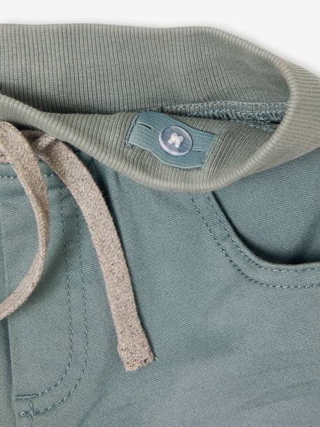 Pantalon garçon jogger facile à enfiler bleu grisé+caramel+kaki - vertbaudet enfant 