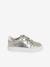 Leather Hook-&-Loop Trainers for Children, Designed for Autonomy gold+printed beige - vertbaudet enfant 