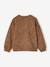 Sweat fille léopard coeur doré capsule famille beige+gris foncé - vertbaudet enfant 