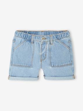 Short en jean fille - vertbaudet enfant Fille-Short en jean fille