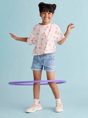 Short en jean fille  - vertbaudet enfant