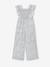 Occasion Wear Floral Jumpsuit with Broderie Anglaise Details, for Baby Girls printed blue - vertbaudet enfant 