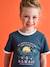 T-shirt esprit collège fille écru+encre - vertbaudet enfant 