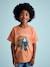 T-shirt garçon motif animalier bleu ardoise+orange - vertbaudet enfant 