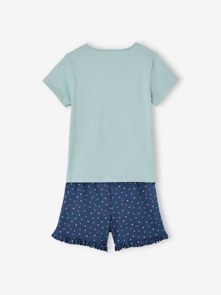 Lot de 2 pyjashorts fille marine - vertbaudet enfant 