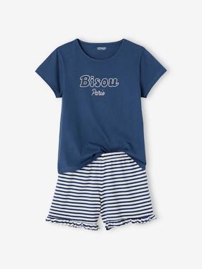 Fille-Lot de 2 pyjashorts fille