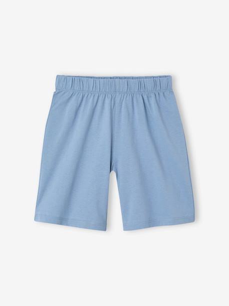 Lot de 2 pyjashorts garçon requins bleu ciel - vertbaudet enfant 