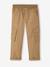 Pantalon droit cargo droit morphologique tour de hanches médium bleu nuit+sable - vertbaudet enfant 