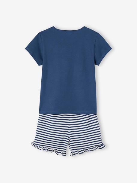 Lot de 2 pyjashorts fille marine - vertbaudet enfant 