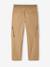 Pantalon droit cargo droit morphologique tour de hanches médium bleu nuit+sable - vertbaudet enfant 