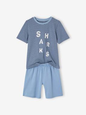 Garçon-Lot de 2 pyjashorts garçon requins