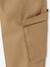 Pantalon droit cargo droit morphologique tour de hanches médium bleu nuit+sable - vertbaudet enfant 