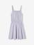 Lace Trim Strappy Dress for Girls lavender+vanilla - vertbaudet enfant 