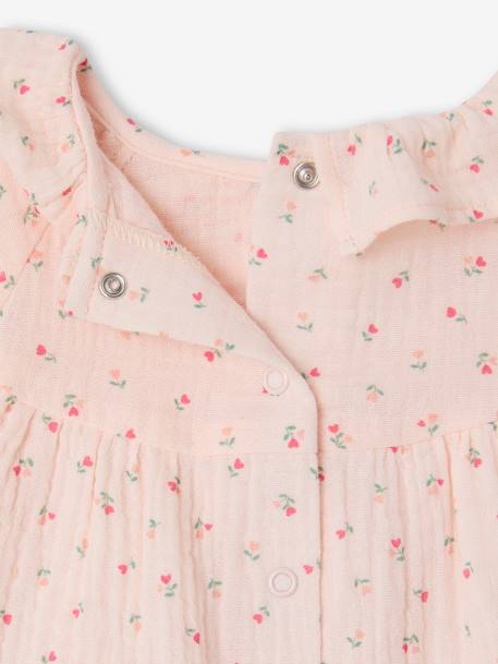 Newborn sleepsuit and trousers set rose - vertbaudet enfant 