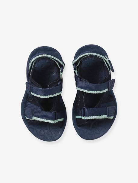 Hook-&-Loop Sandals, Designed for Autonomy navy blue - vertbaudet enfant 