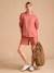 Cool Mom' Sweatshirt & Fleece Shorts Set for Maternity terracotta - vertbaudet enfant 