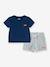 Set of LEVI'S® Batwing T-shirt + short navy blue+white - vertbaudet enfant 