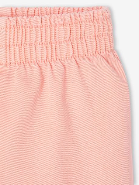 Baby girls' twill trousers pale pink - vertbaudet enfant 