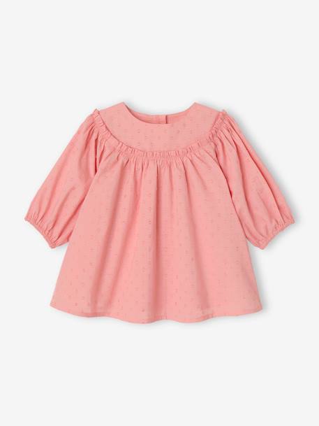 Plumetis birth dress rose - vertbaudet enfant 
