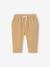 Cotton Gauze Trousers for Babies cappuccino+fir green - vertbaudet enfant 