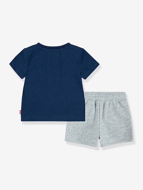 Set of LEVI'S® Batwing T-shirt + short navy blue+white - vertbaudet enfant 