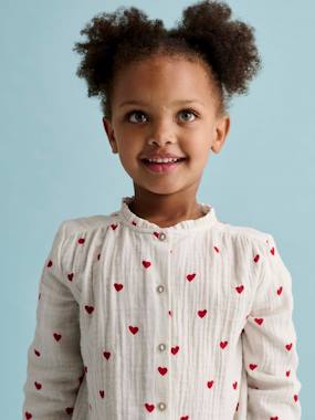 -Chemise file gaze de coton imprimée personnalisable 