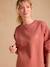 Cool Mom' Sweatshirt & Fleece Shorts Set for Maternity terracotta - vertbaudet enfant 