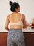 Lot de 2 brassières grossesse et allaitement sans coutures dentelle beige - vertbaudet enfant 